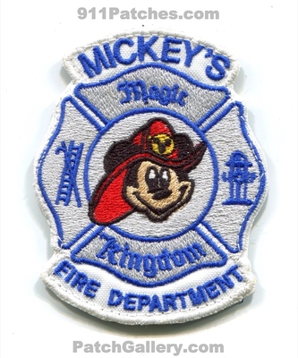 Mickeys Fire Department Magic Kingdom Patch (Florida)
Scan By: PatchGallery.com
Keywords: mouse disney wdw walt world dept.
