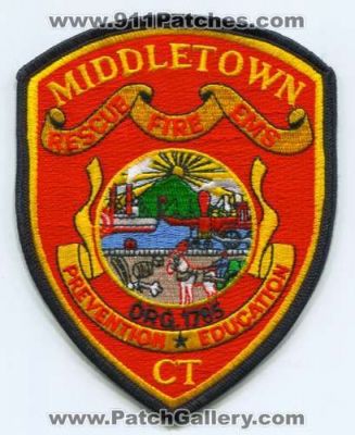 Middletown Fire Department Patch (Connecticut)
Scan By: PatchGallery.com
Keywords: dept. ct rescue ems