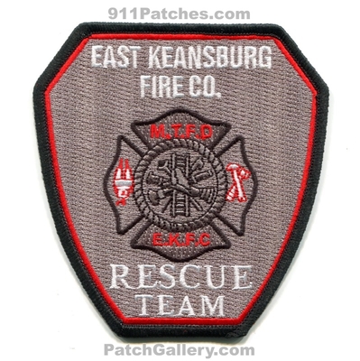 Middletown Township Fire Department East Keansburg Fire Company Rescue Team Patch (New Jersey)
Scan By: PatchGallery.com
[b]Patch Made By: 911Patches.com[/b]
Keywords: twp. dept. mtfd co. ekfc