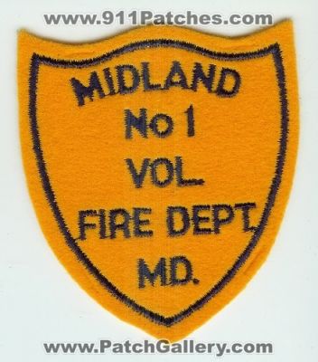 Midland Volunteer Fire Department Number 1 (Maryland)
Thanks to Mark C Barilovich for this scan.
Keywords: vol. dept. md. no. #1