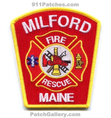 Milford Fire Rescue Department Patch (Maine)
Scan By: PatchGallery.com
Patch Made By: 911Patches.com
Keywords: dept.