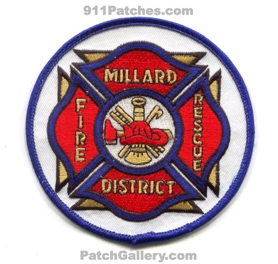 Millard Fire Rescue District Patch (Nebraska)
Scan By: PatchGallery.com
Keywords: dist. department dept.