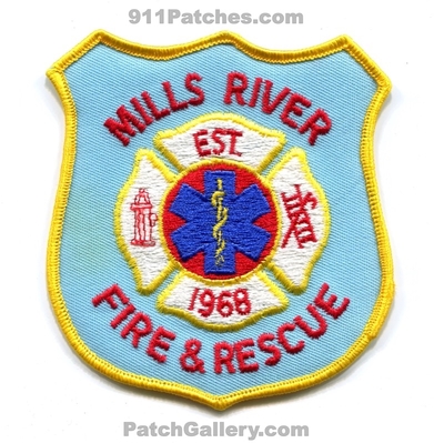Mills River Fire and Rescue Department Patch (North Carolina)
Scan By: PatchGallery.com
Keywords: & dept. est. 1968