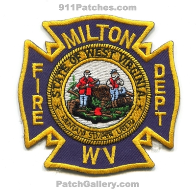 Milton Fire Department Patch (West Virginia)
Scan By: PatchGallery.com
Keywords: dept.
