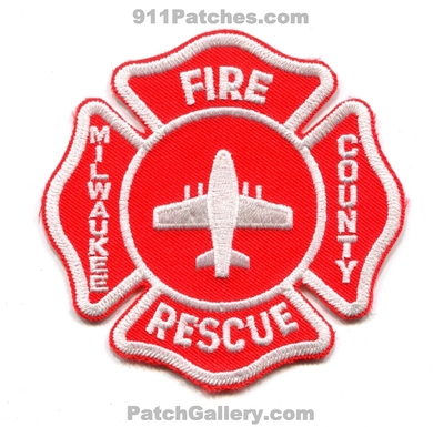 Milwaukee County Mitchell International Airport Fire Rescue Department Patch (Wisconsin)
Scan By: PatchGallery.com
Keywords: co. dept. arff cfr