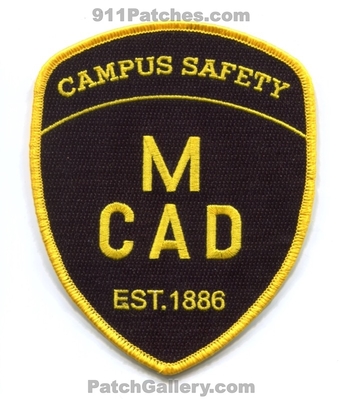 Minneapolis College of Art and Design Campus Safety Patch (Minnesota)
Scan By: PatchGallery.com
[b]Patch Made By: 911Patches.com[/b]
Keywords: mcad est. 1886