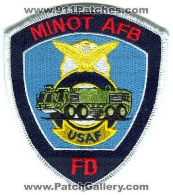 Minot Air Force Base AFB Fire Department Patch (North Dakota)
Scan By: PatchGallery.com
Keywords: a.f.b. dept. usaf military airport fd