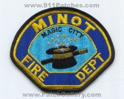 Minot Fire Department Patch (North Dakota)
Scan By: PatchGallery.com
Keywords: dept. magic city