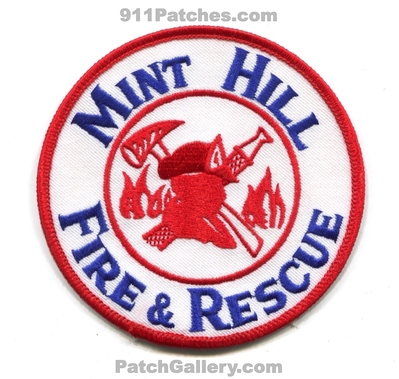 Mint Hill Fire Rescue Department Patch (North Carolina)
Scan By: PatchGallery.com
Keywords: & and dept.