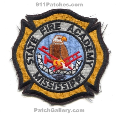 Mississippi State Fire Academy Patch (Mississippi)
Scan By: PatchGallery.com
Keywords: school