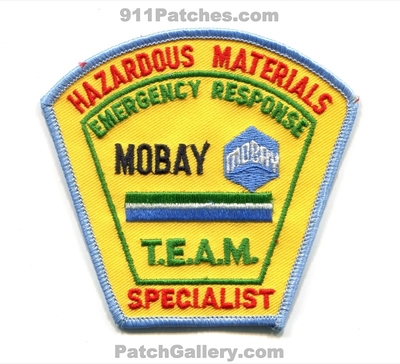 Mobay Chemical Corporation Emergency Response Team ERT Hazardous Materials Specialist Patch (Pennsylvania)
Scan By: PatchGallery.com
Keywords: hazmat haz-mat fire department dept.