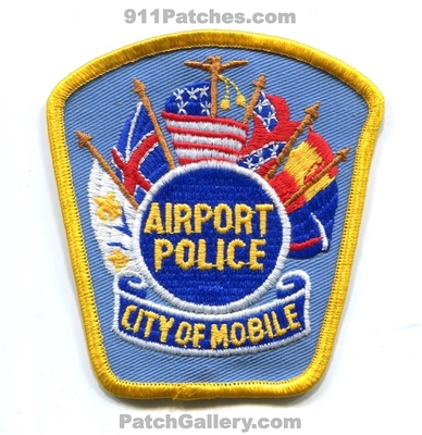 Mobile Airport Police Department Patch (Alabama)
Scan By: PatchGallery.com
Keywords: city of dept.