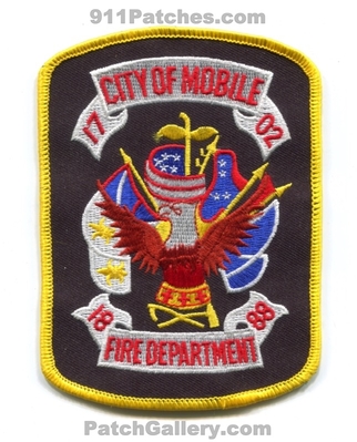 Mobile Fire Department Patch (Alabama)
Scan By: PatchGallery.com
Keywords: city of dept. 1702 1888