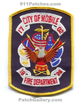 Mobile Fire Department Patch (Alabama)
Scan By: PatchGallery.com
Keywords: dept. city of 1702 1888