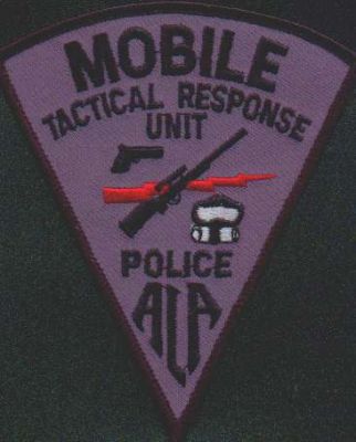 Mobile Police Tactical Response Unit
Thanks to EmblemAndPatchSales.com for this scan.
Keywords: alabama