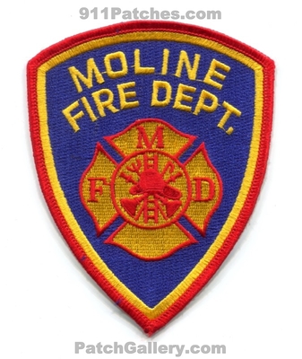 Moline Fire Department Patch (Illinois)
Scan By: PatchGallery.com
Keywords: dept.
