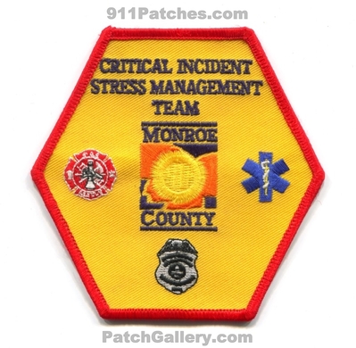 Monroe County Critical Incident Stress Management Team Patch (UNKNOWN STATE)
Scan By: PatchGallery.com
Keywords: co. cismt fire ems ambulance sheriff police