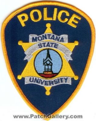 Montana State University Police (Montana)
Thanks to Police-Patches-Collector.com for this scan.
