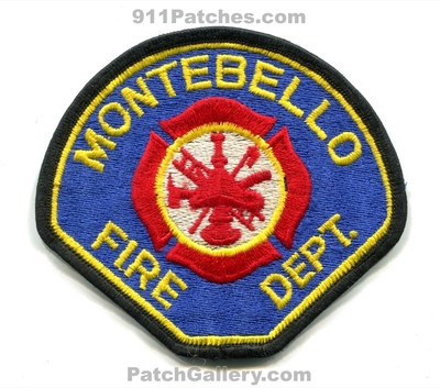 Montebello Fire Department Patch (California)
Scan By: PatchGallery.com
Keywords: dept.