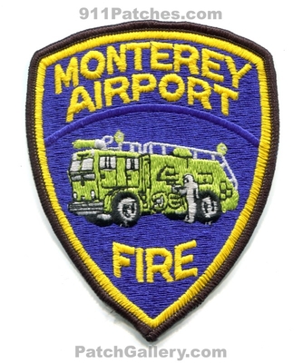 Monterey Airport Fire Department Patch (California)
Scan By: PatchGallery.com
Keywords: dept. arff cfr