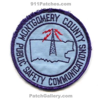Montgomery County Public Safety Communications Patch (Pennsylvania)
Scan By: PatchGallery.com
Keywords: co. 911 dispatcher fire ems police sheriffs office department dept.