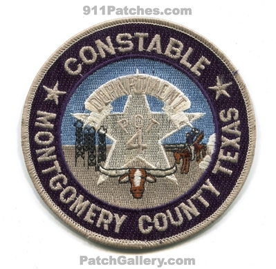 Montgomery County Constable Precinct 4 Patch (Texas)
Scan By: PatchGallery.com
Keywords: co. pct. department dept.