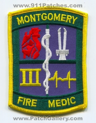 Montgomery Fire Department Medic Patch (Alabama)
Scan By: PatchGallery.com
Keywords: dept. paramedic 3 iii