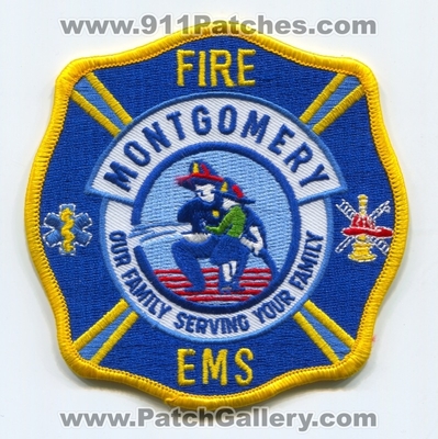 Montgomery Fire Department Patch (UNKNOWN STATE)
Scan By: PatchGallery.com
Keywords: ems dept. our family serving serving your family