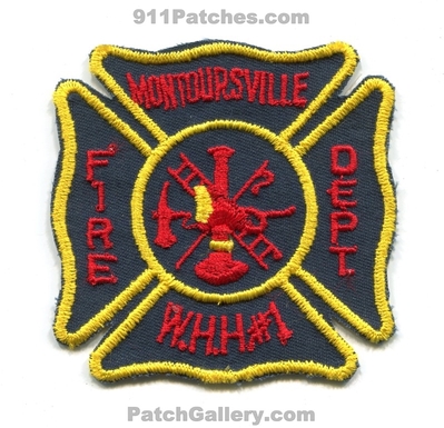 Montoursville Fire Department Willing Hands Hose Company 1 Patch (Pennsylvania)
Scan By: PatchGallery.com
Keywords: dept. co. number no. #1 whh w.h.h.