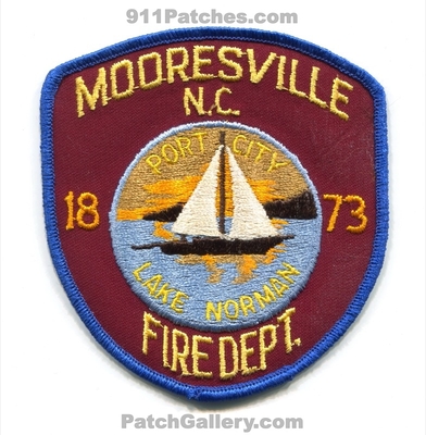 Mooresville Fire Department Patch (North Carolina)
Scan By: PatchGallery.com
Keywords: dept. n.c. 1873 port city lake norman