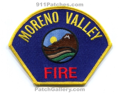 Moreno Valley Fire Department Patch (California)
Scan By: PatchGallery.com
Keywords: dept.