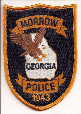 Morrow Police
Thanks to EmblemAndPatchSales.com for this scan.
Keywords: georgia