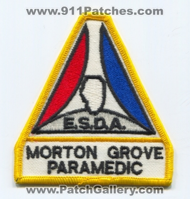 Morton Grove Emergency Services Disaster Agency Paramedic EMS Patch (Illinois)
Scan By: PatchGallery.com
Keywords: esda e.s.d.a.