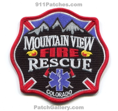 Mountain View Fire Rescue Department Patch (Colorado)
[b]Scan From: Our Collection[/b]
Keywords: dept.