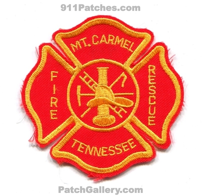 Mount Carmel Fire Rescue Department Patch (Tennessee)
Scan By: PatchGallery.com
Keywords: mt. dept.