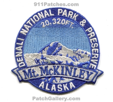 Mount McKinley Denali National Park and Preserve Patch (Alaska)
Scan By: PatchGallery.com
Keywords: mt. 20,320 feet ft.