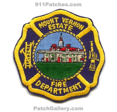 Mount Vernon Estate Fire Department Patch (Virginia)
Scan By: PatchGallery.com
Keywords: mt. dept.