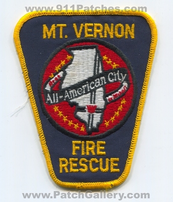 Mount Vernon Fire Rescue Department Patch (Illinois)
Scan By: PatchGallery.com
Keywords: mt. dept.
