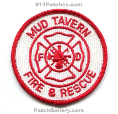 Mud Tavern Fire and Rescue Department Patch (Alabama)
Scan By: PatchGallery.com
Keywords: & dept. fd