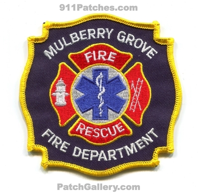 Mulberry Grove Fire Rescue Department Patch (Illinois)
Scan By: PatchGallery.com
