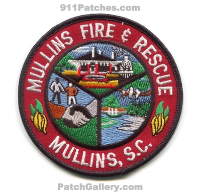 Mullins Fire Rescue Department Patch (South Carolina)
Scan By: PatchGallery.com
Keywords: & and dept.