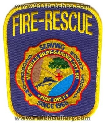 Murrells Inlet Garden City Fire District Patch (South Carolina)
Scan By: PatchGallery.com
Keywords: dist. department dept. georgetown horry county sc