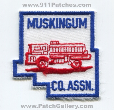 Muskingum County Fire Association Patch (Ohio)
Scan By: PatchGallery.com
Keywords: co. assn. department dept. fd
