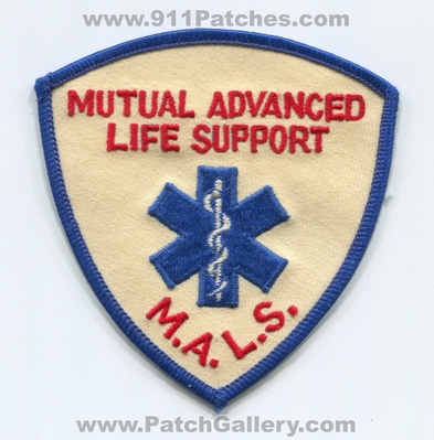 Mutual Advanced Life Support MALS Ambulance EMS Patch (UNKNOWN STATE)
Scan By: PatchGallery.com
Keywords: m.a.l.s. emt paramedic