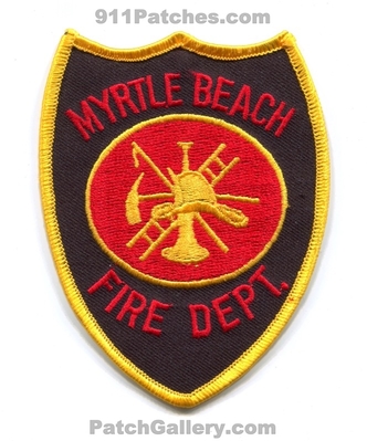 Myrtle Beach Fire Department Patch (South Carolina)
Scan By: PatchGallery.com
Keywords: dept.