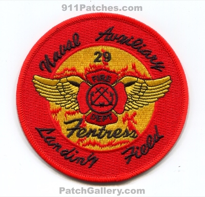 Naval Auxiliary Landing Field NALF Fentress Fire Department Station 29 USN Navy Military Patch (Virginia)
Scan By: PatchGallery.com
[b]Patch Made By: 911Patches.com[/b]
Keywords: Naval Auxiliary Landing Field n.a.l.f. Dept. United States Airport ARFF CFR aircraft rescue firefighter firefighting crash