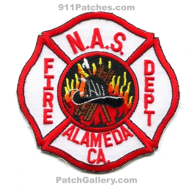 Naval Air Station NAS Alameda Fire Department USN Navy Military Patch (California)
Scan By: PatchGallery.com
Keywords: n.a.s. dept.