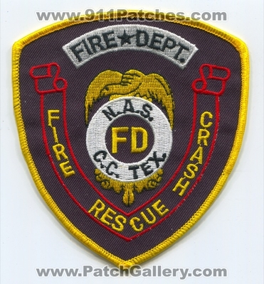 Naval Air Station NAS Corpus Christi Fire Department USN Navy Military Patch (Texas)
Scan By: PatchGallery.com
Keywords: n.a.s.c.c. tex. dept. crash rescue cfr arff