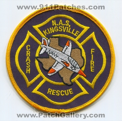 Naval Air Station NAS Kingsville Crash Fire Rescue CFR USN Navy Military Patch (Texas)
Scan By: PatchGallery.com
Keywords: n.a.s. c.f.r. department dept. arff a.r.f.f. aircraft airport rescue firefighter firefighting