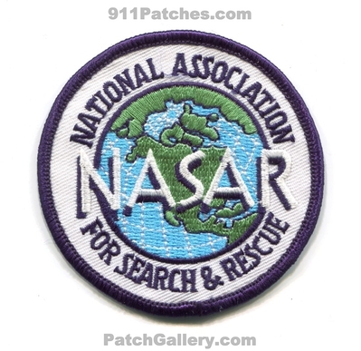 National Association For Search and Rescue Patch (Virginia)
Scan By: PatchGallery.com
Keywords: assoc. assn. & nasar